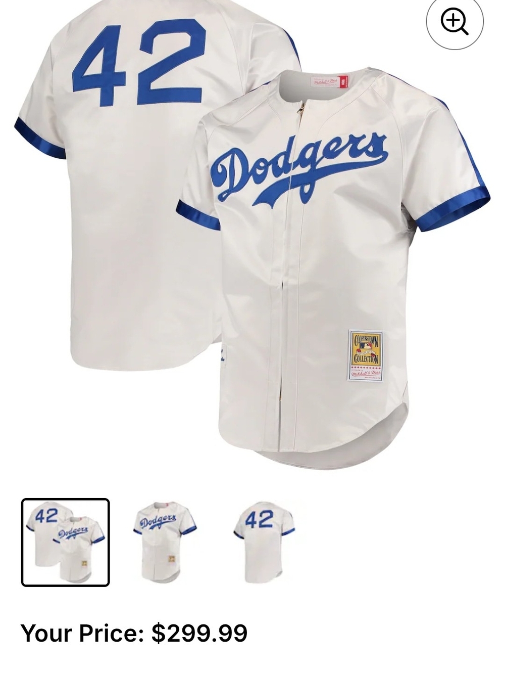 BNWT Authentic Mitchell And Ness Jackie Robinson Special 1949 Edition In Medium